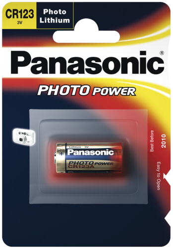 1x10 Panasonic Photo CR-123 A