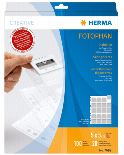 Herma Diahüllen 5x5 100 Blatt