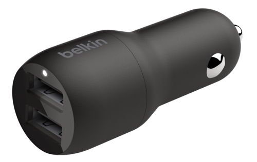 Belkin USB-A Kfz-Ladegerät, 24W schwarz               CCB001btBK