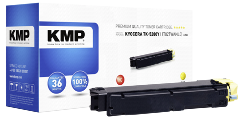 KMP K-T92 Toner yellow kompatibel mit Kyocera TK-5280 Y