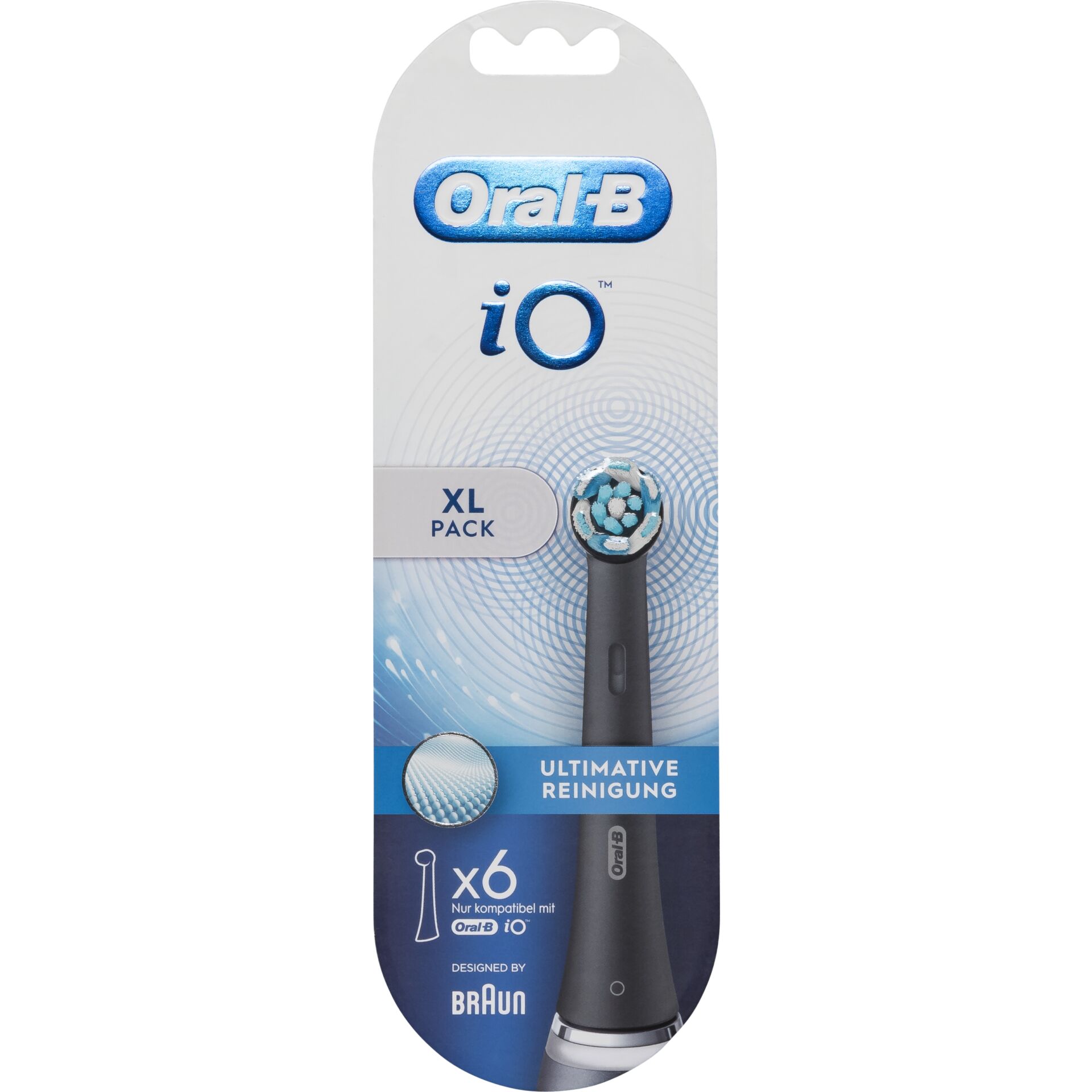 Oral-B iO Aufsteckbürsten Ultimative Reinigung BLACK 6er