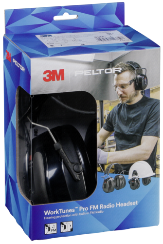 Peltor WorkTunes Pro FM Radio Headset Helmvariante