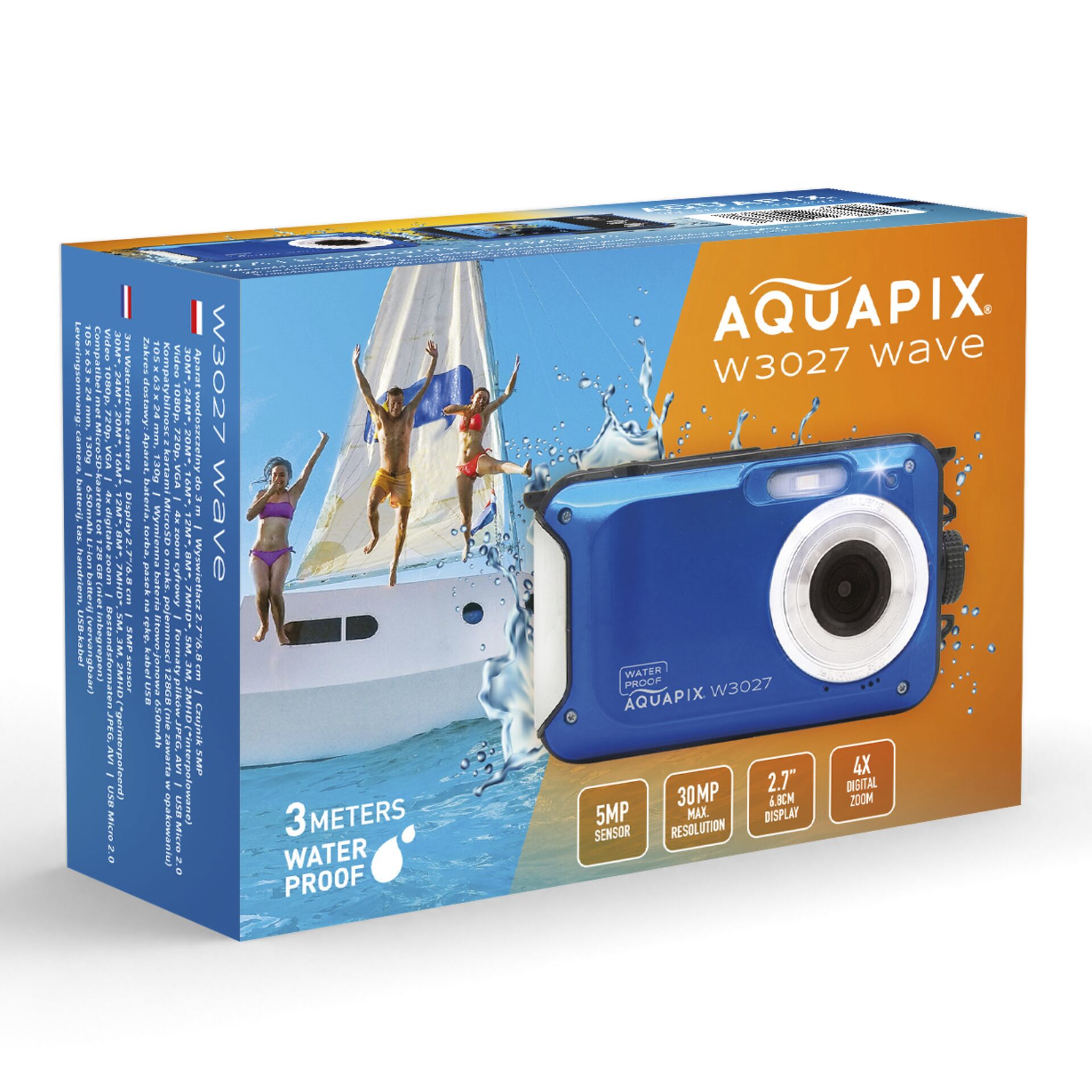 Easypix Aquapix W3027 Wave Marine Blue 804806_07