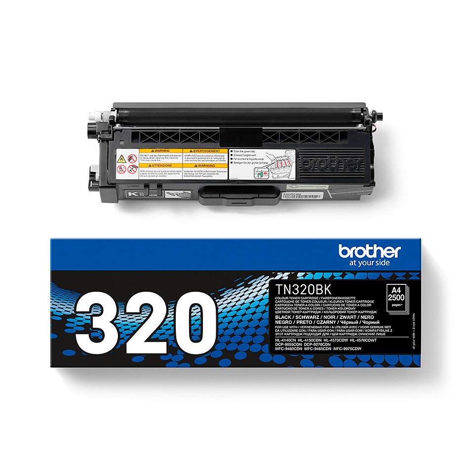 Brother Toner TN-320BK Schwarz (ca. 2500 Seiten) – Ansicht 2