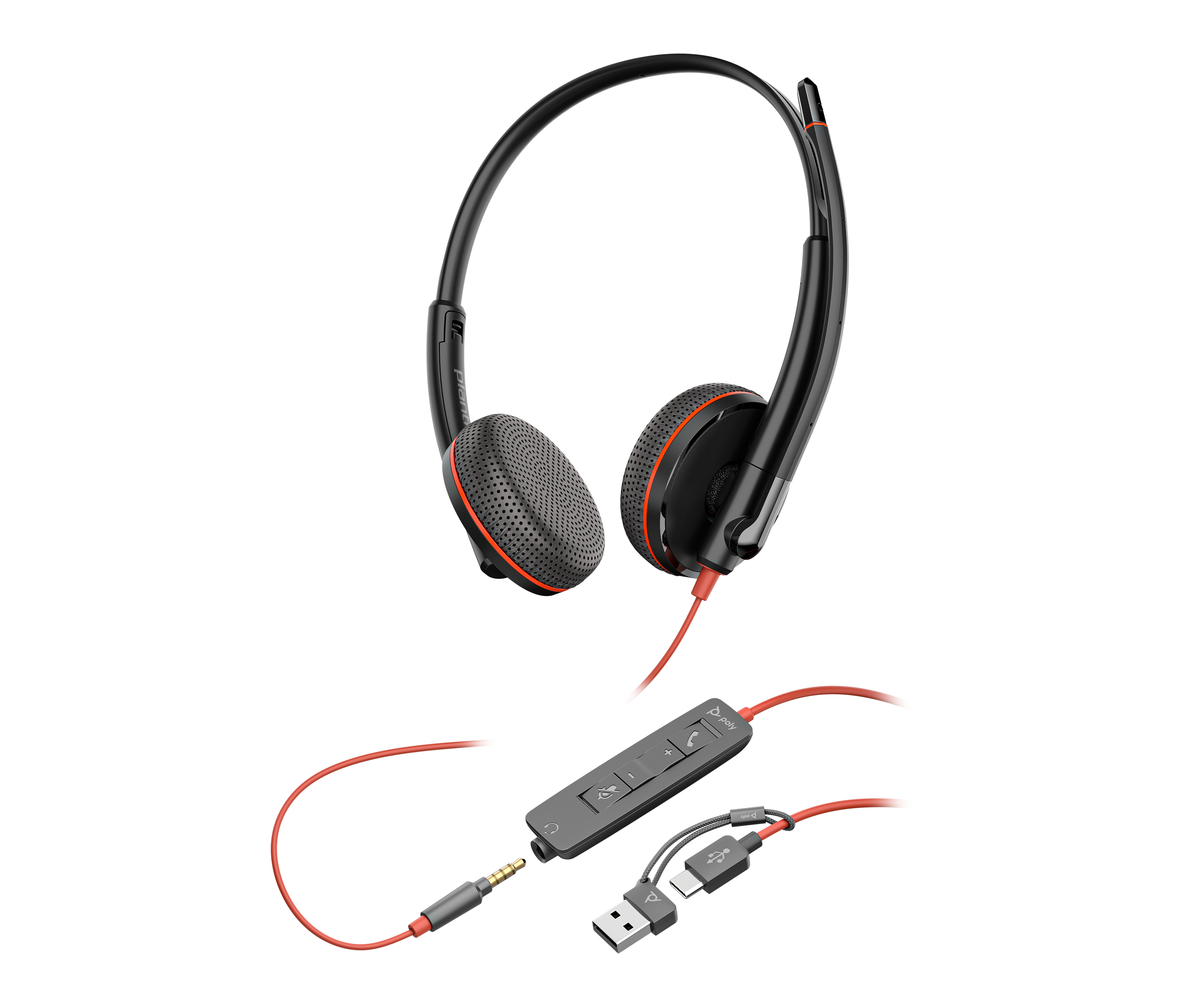 Poly Ersatz Headset Blackwire C3225 binaural 3,5 mm – Ansicht 5