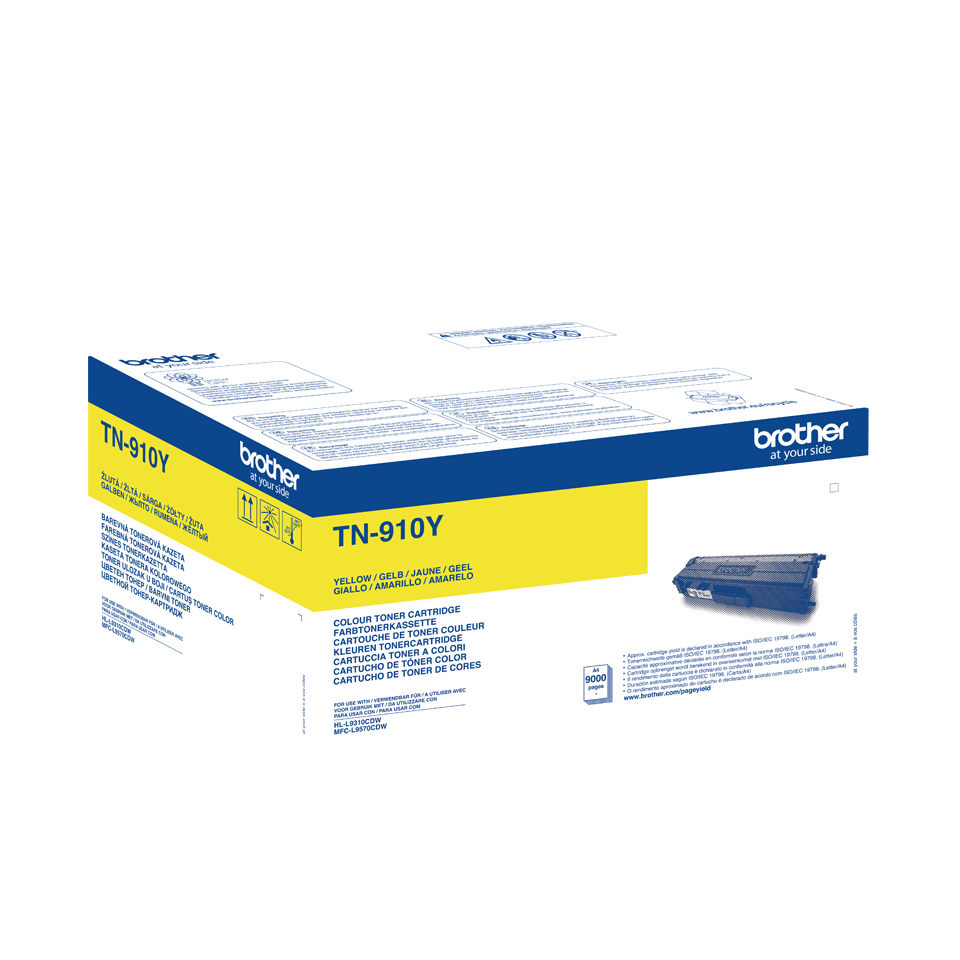 Brother TN-910Y Laserpatrone 9000Seiten Gelb Lasertoner / Patrone
