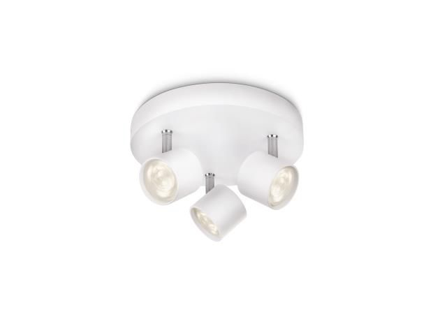 Philips myLiving LED Spot Star 3flg. 1500lm, Weiß