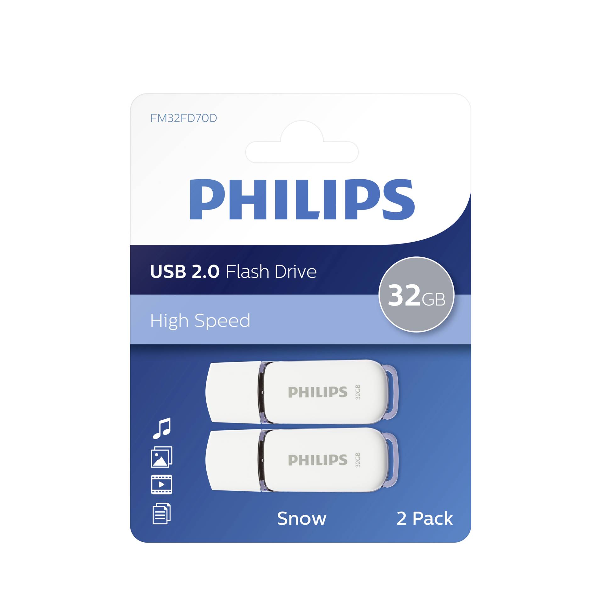 Philips USB 2.0 2-Pack      32GB Snow Edition Shadow Grey 512850_04