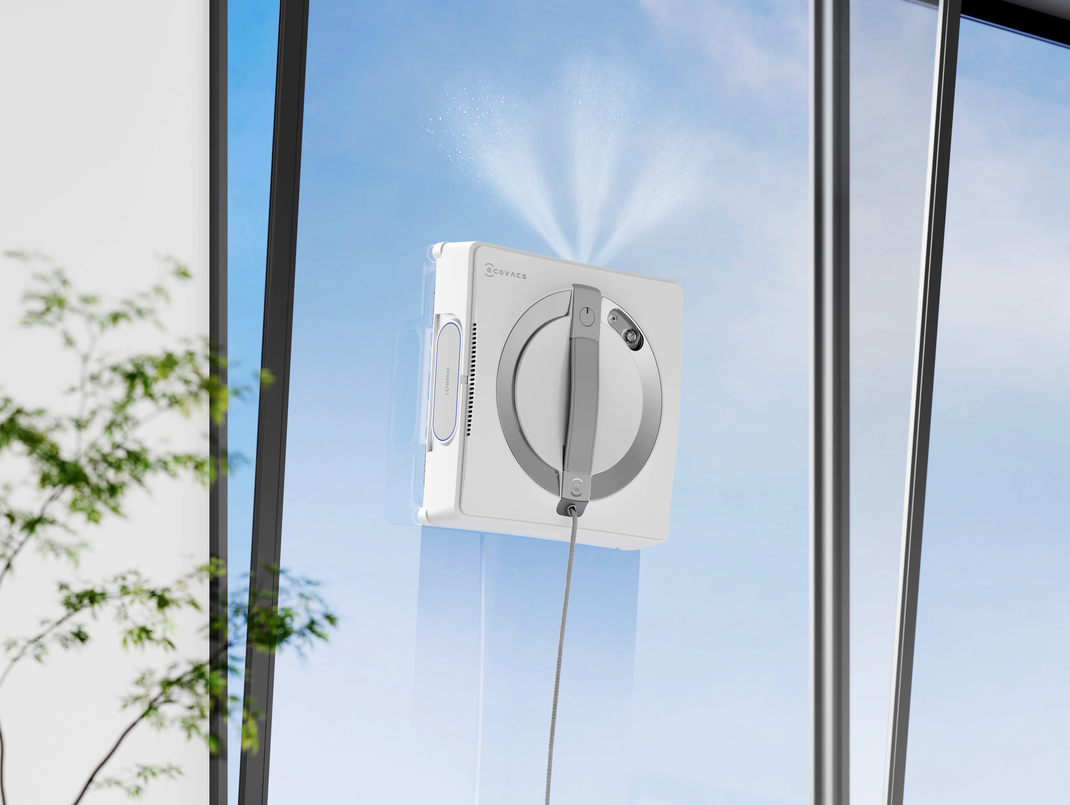 ECOVACS Winbot W2 PRO OMNI Fensterroboter weiß 28da04dbfc888f27a409b9eef5bf1b18d5fc46a0