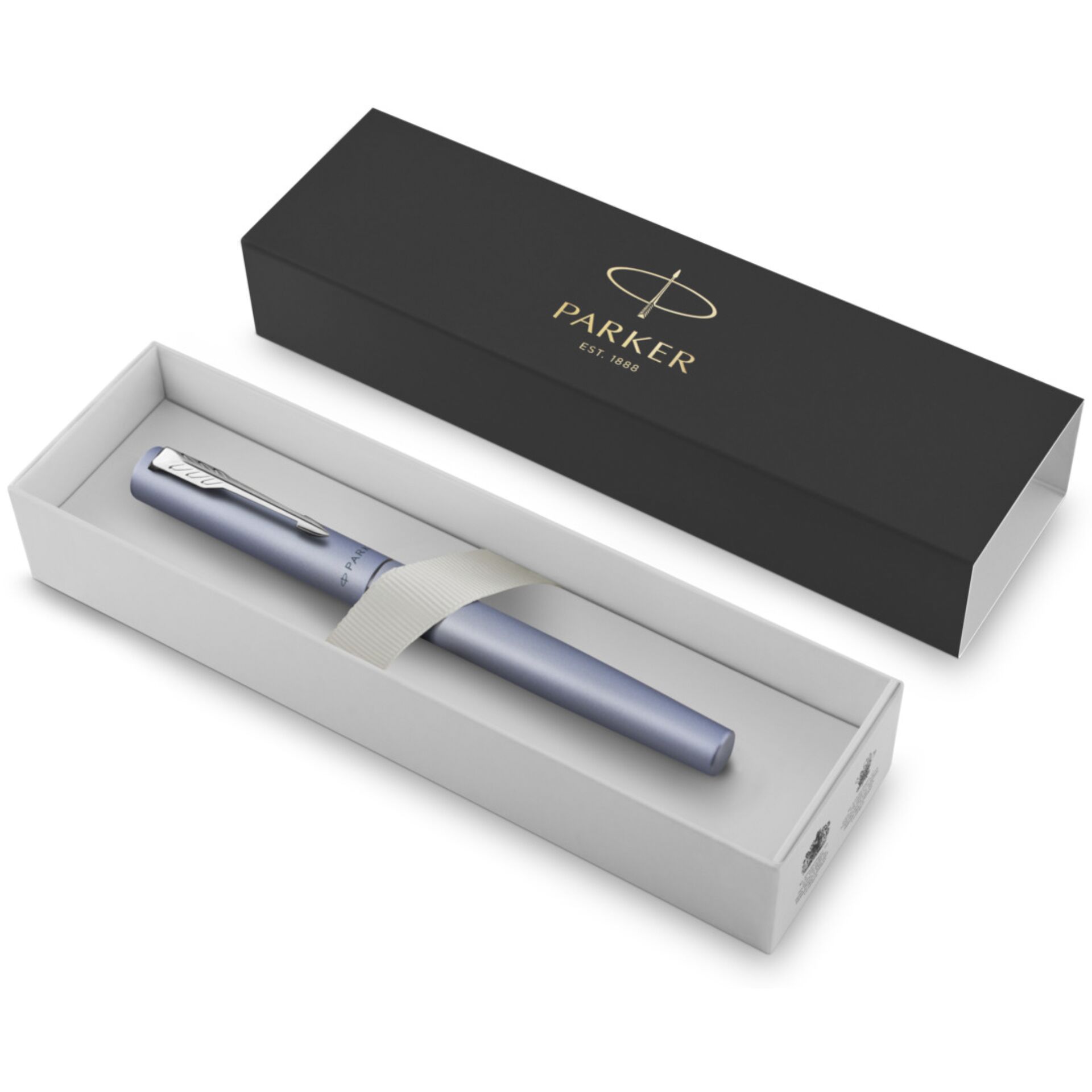 Parker Vector XL Metallic Silver Blue C.C. Rollerball F