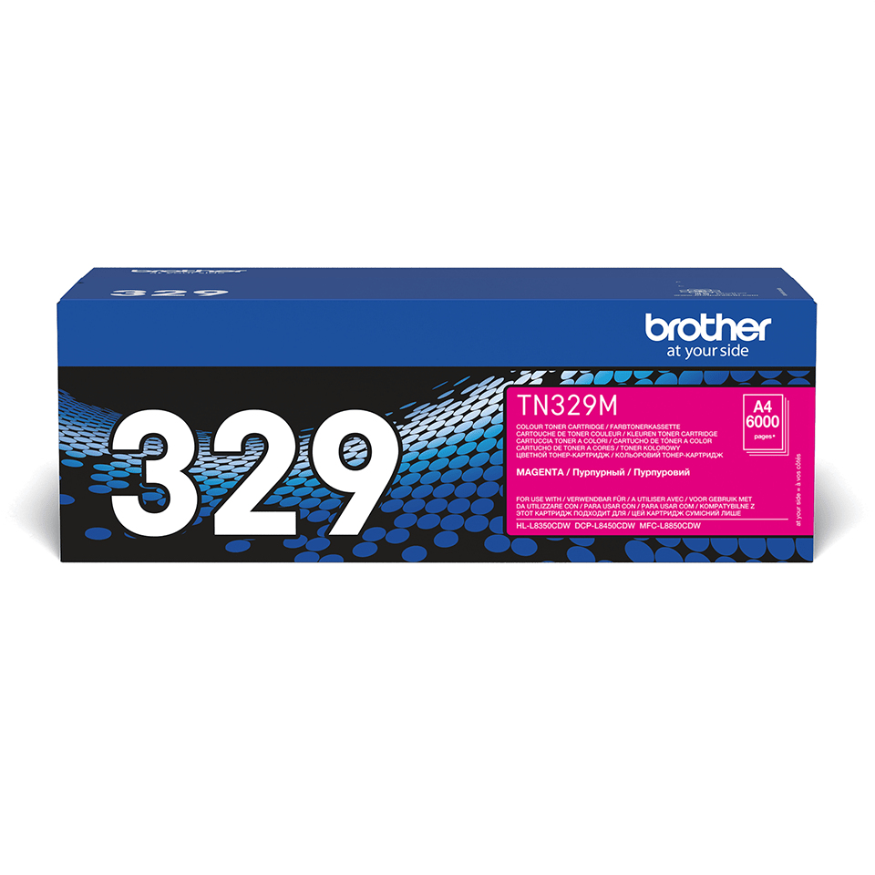 Brother Toner TN-329M Magenta (ca. 6000 Seiten) – Ansicht 1