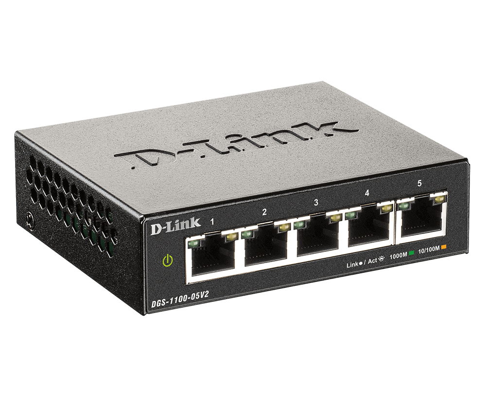 D-Link DGS-1100-05V2 5-Port Gigabit Smart Switch 85255428_5946630218