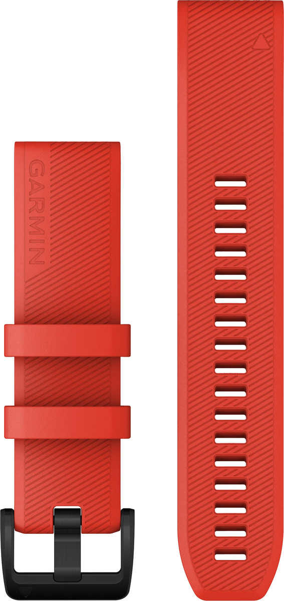 Garmin Ersatzarmband QuickFit 22-Uhrenarmband, Silikon Rot