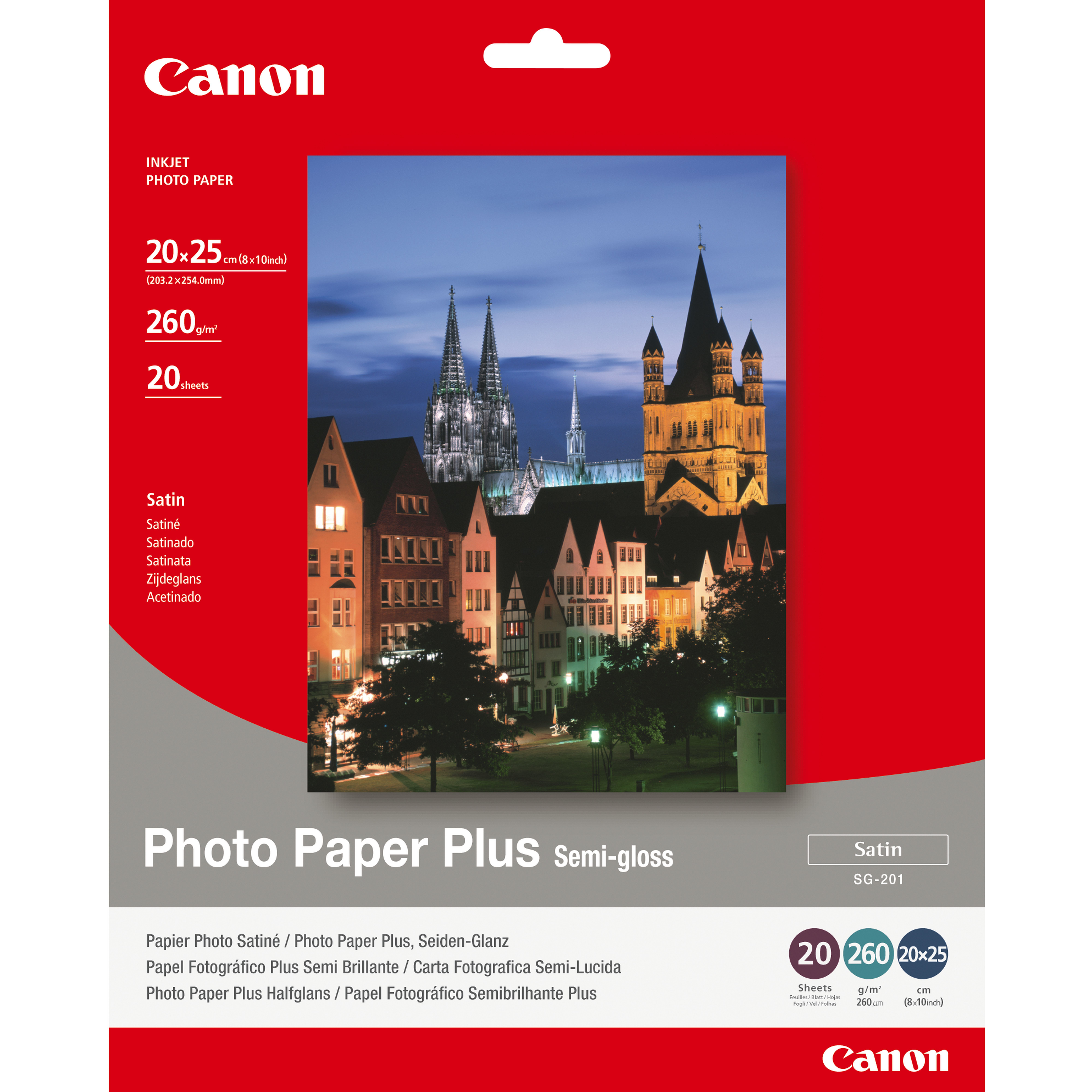 Canon SG-201 20x25 cm 8x10 20 Blatt, 260 g – Ansicht 1