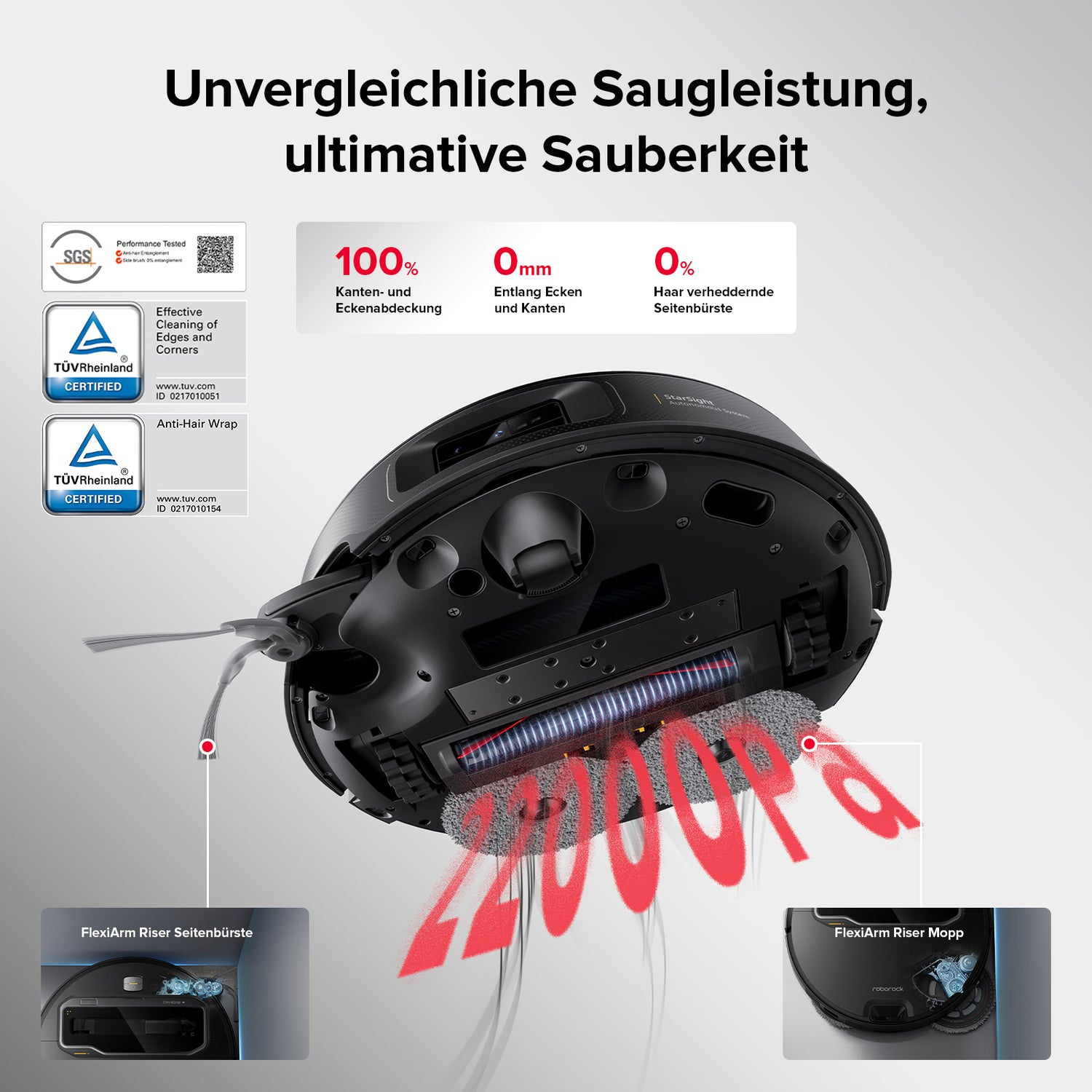 Roborock Saros Z 70 schwarz 42ba4e0c949952700c780ac1979d16ed179b2042