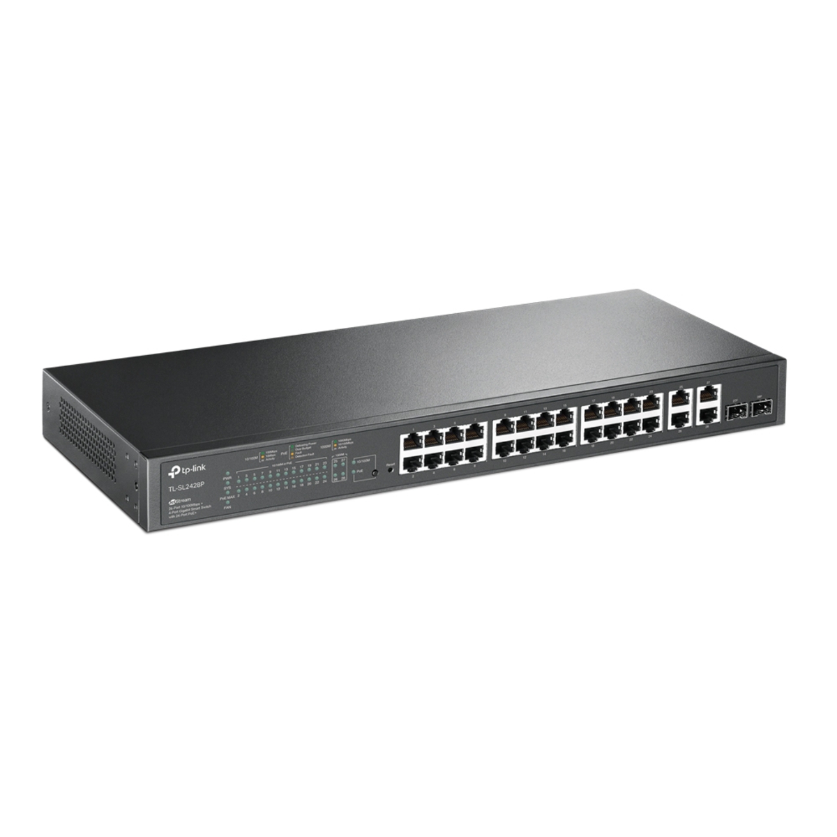 TP-Link TL-SL2428P 24-Port 10/100 + 4-Port Gigabit PoE+ Switch