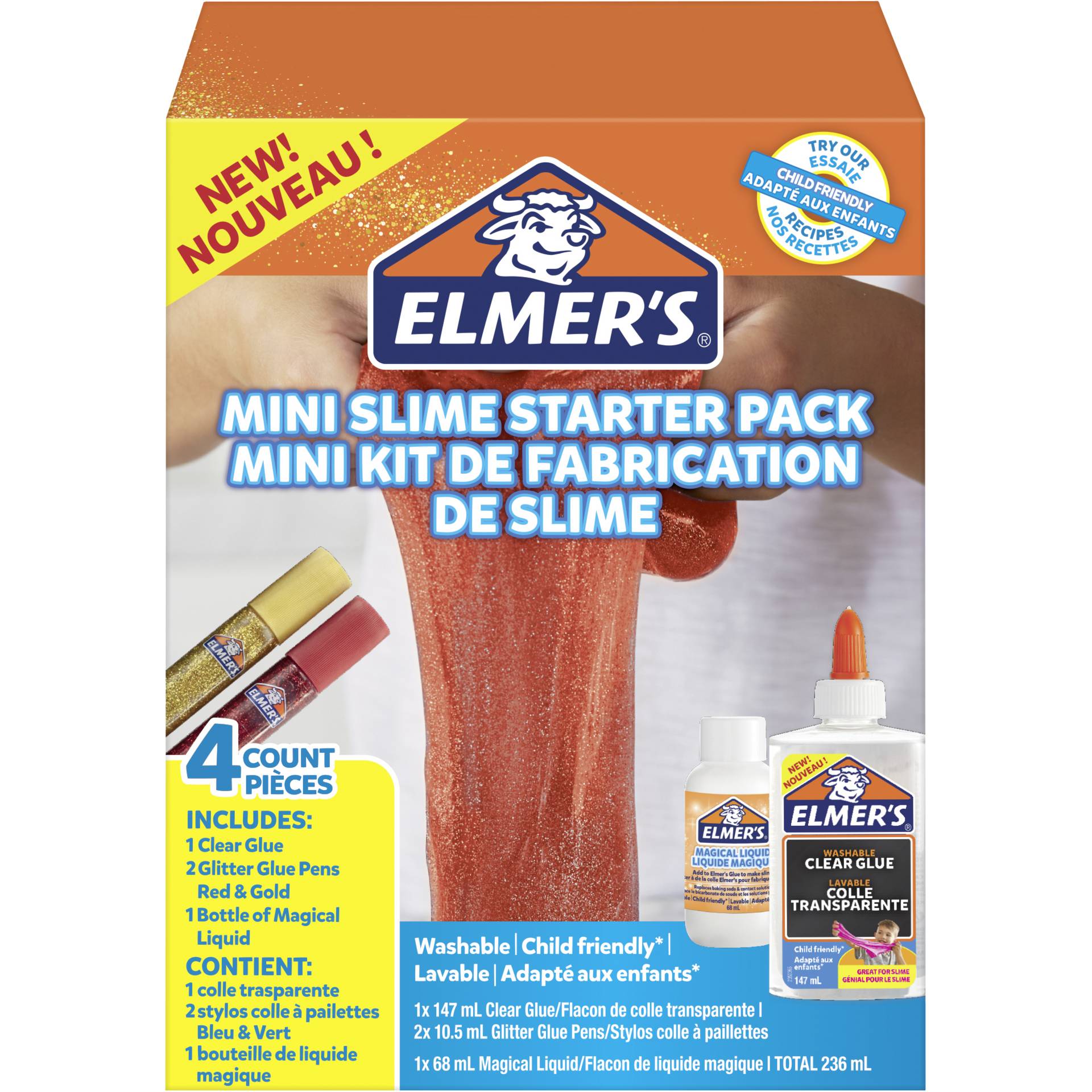 ELMER`S EVERYDAY Mini Slime Kit Gold & Rot 515601_00
