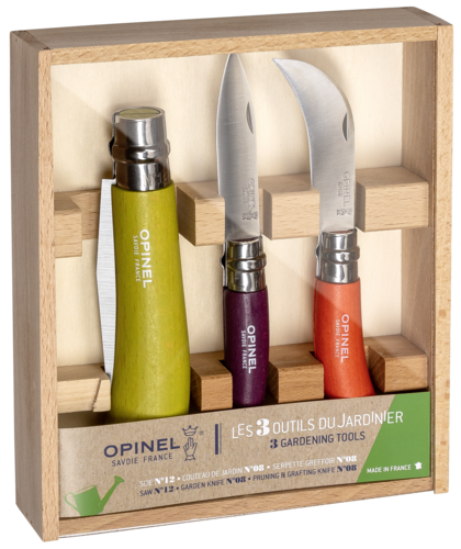 Opinel Garten-Set 3-teilig, bunt