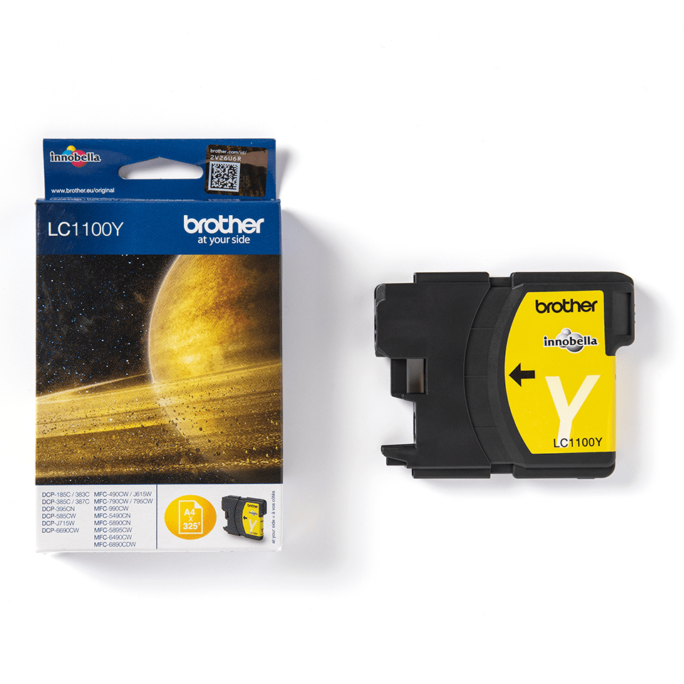 Brother Tintenpatrone LC-1100Y Gelb (ca. 325 Seiten) – Ansicht 4