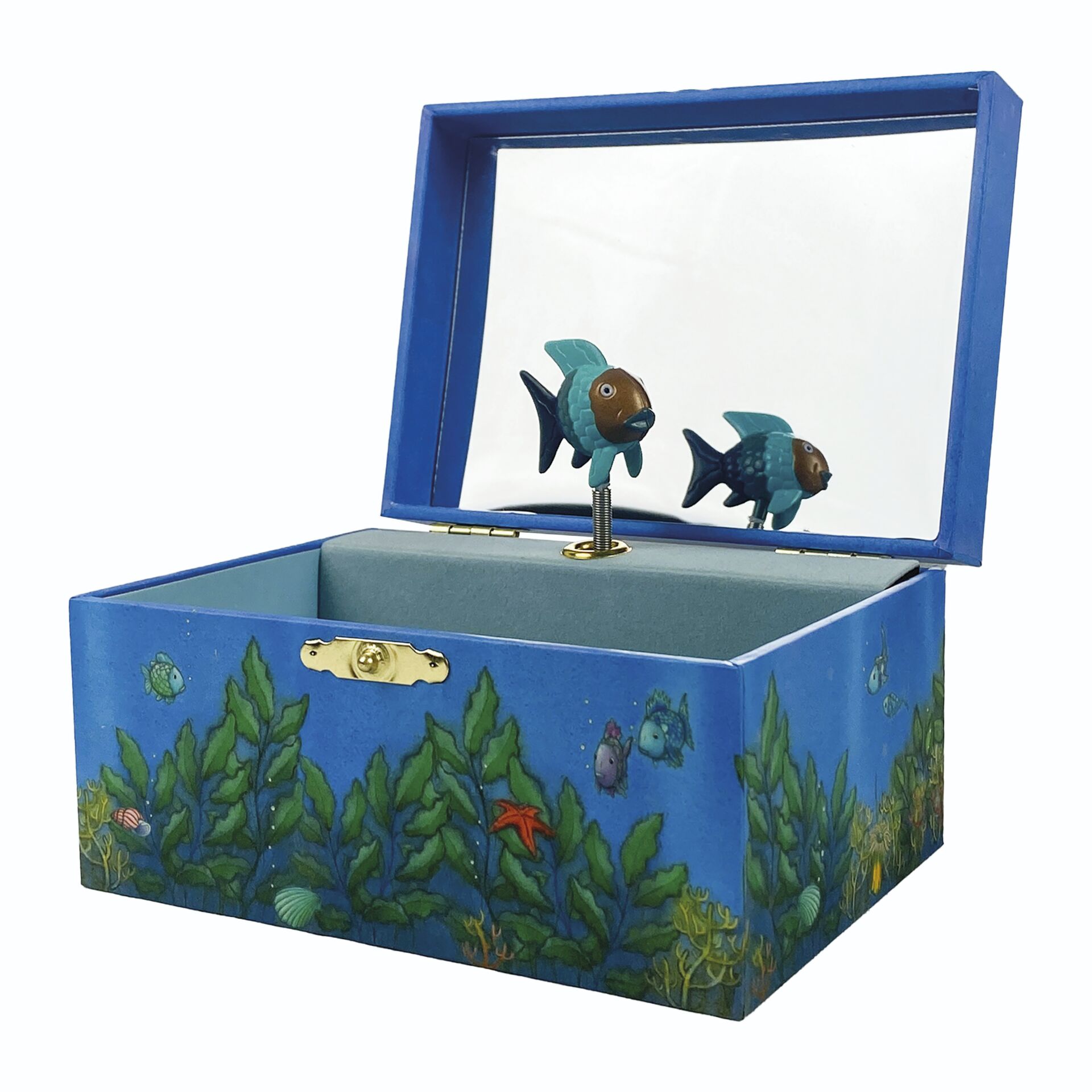 Trousselier Schmuckkaestchen mit Musik,Regenb.fisch,nachtleuch. 823811_01
