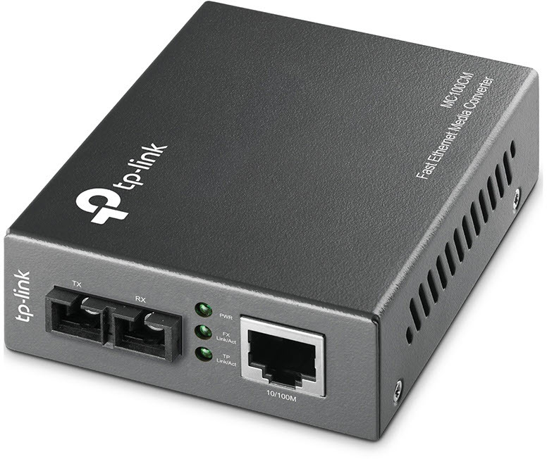 TP-LINK Fast-Ethernet-Medienkonverter(SC, Multimode)