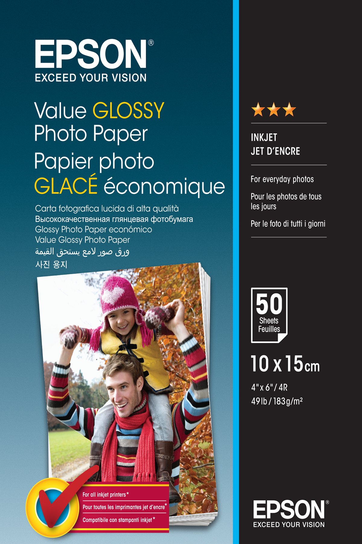 Epson Fotopapier glänzend C13S400038 -10x15cm-50 Blatt- 33278279_0792317125
