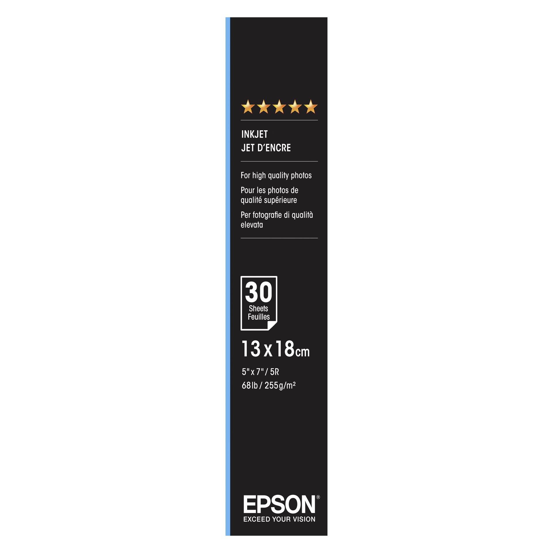 Epson Premium Glossy Photo Paper - 13x18cm - 30 Blätter 200557_01