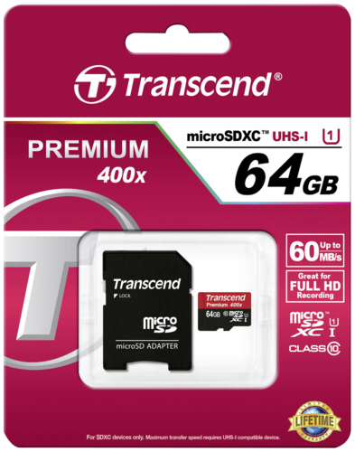 Transcend microSDXC         64GB