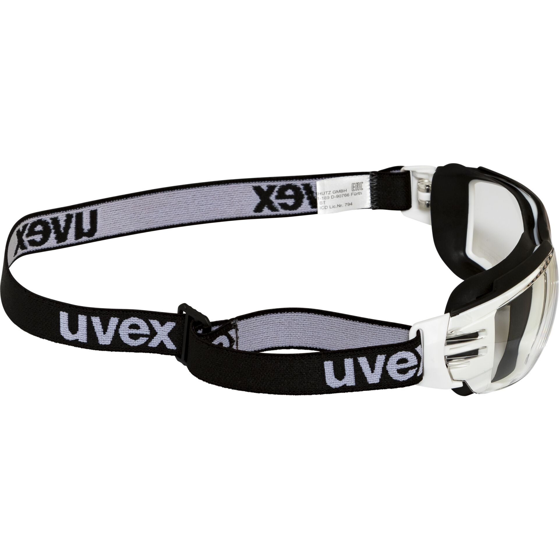 uvex Vollsichtbrille pheos cx2 sonic weiß/schwarz