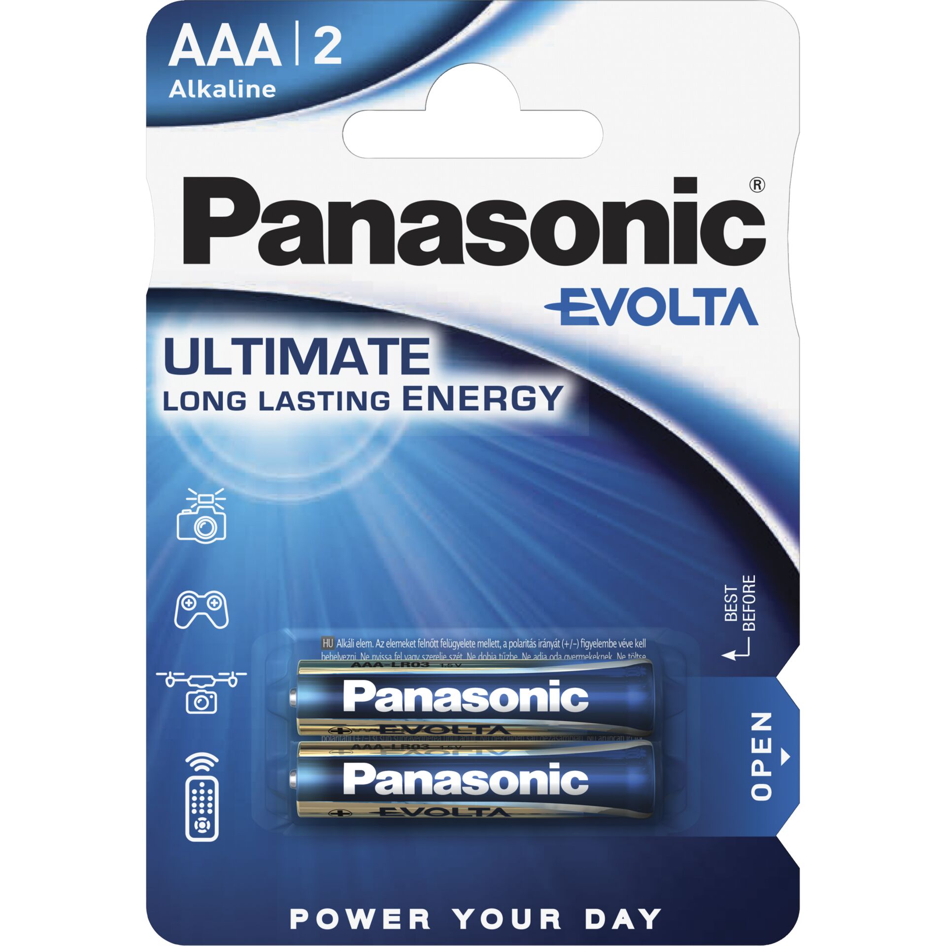 12x2 Panasonic Evolta LR 03 Micro                LR03EGE/2BP 464669_01