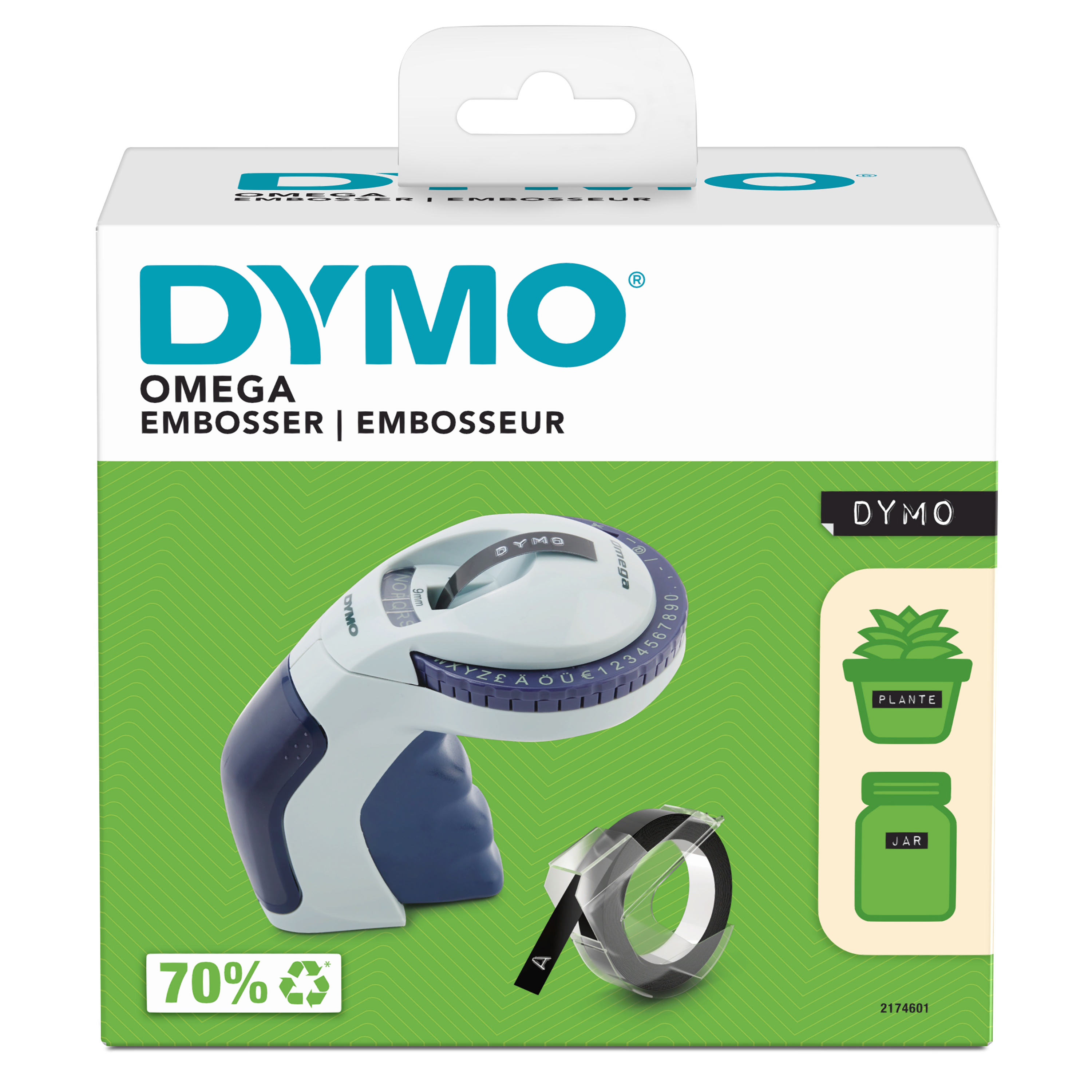 Dymo Omega Prägegerät – Ansicht 1