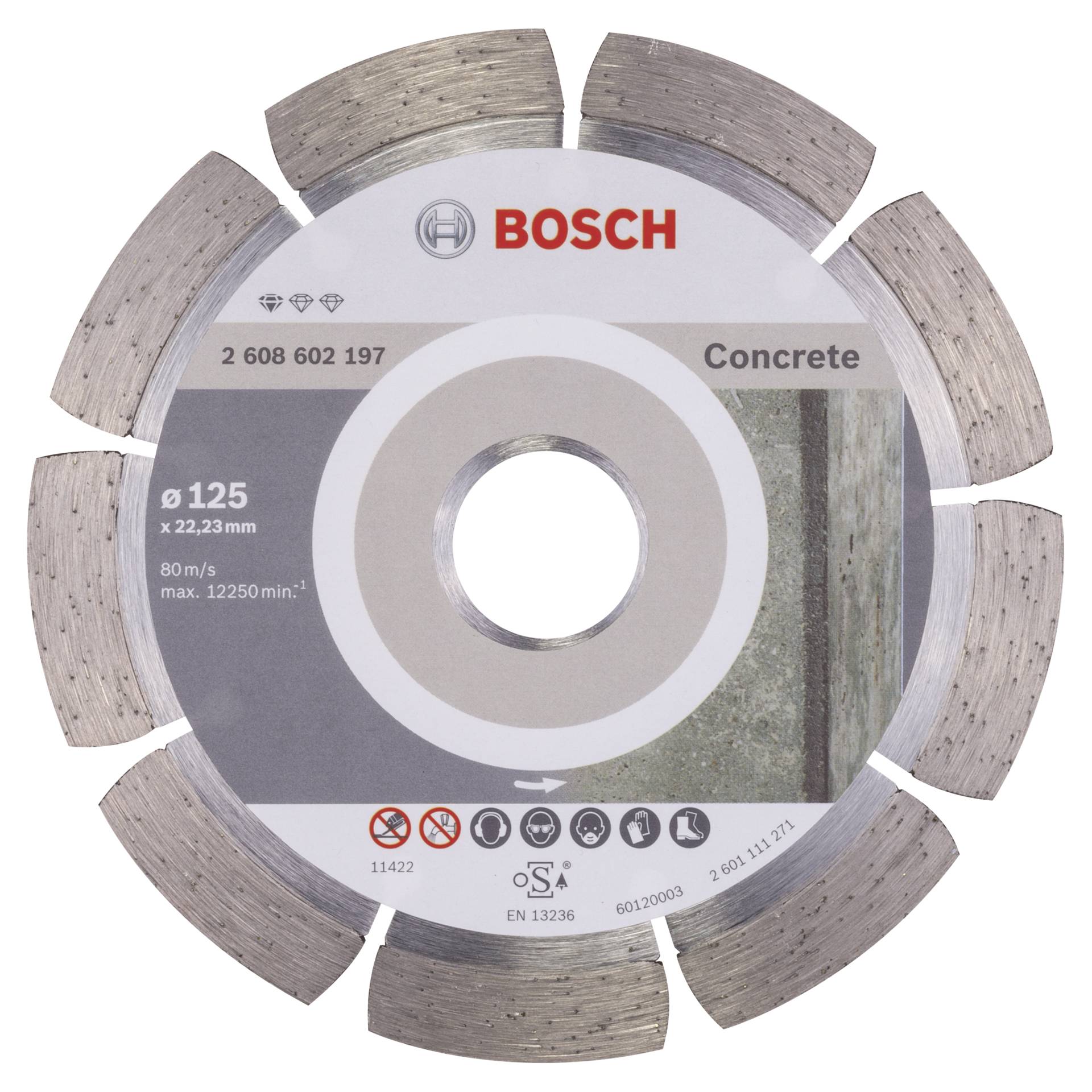 Bosch Diamanttrennscheibe 125x22,23 Standard for Concrete 545043_01