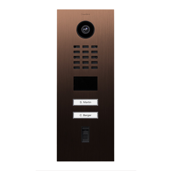 DoorBird D2102FV IP Video Türstation Fingerprint 50, Bronze