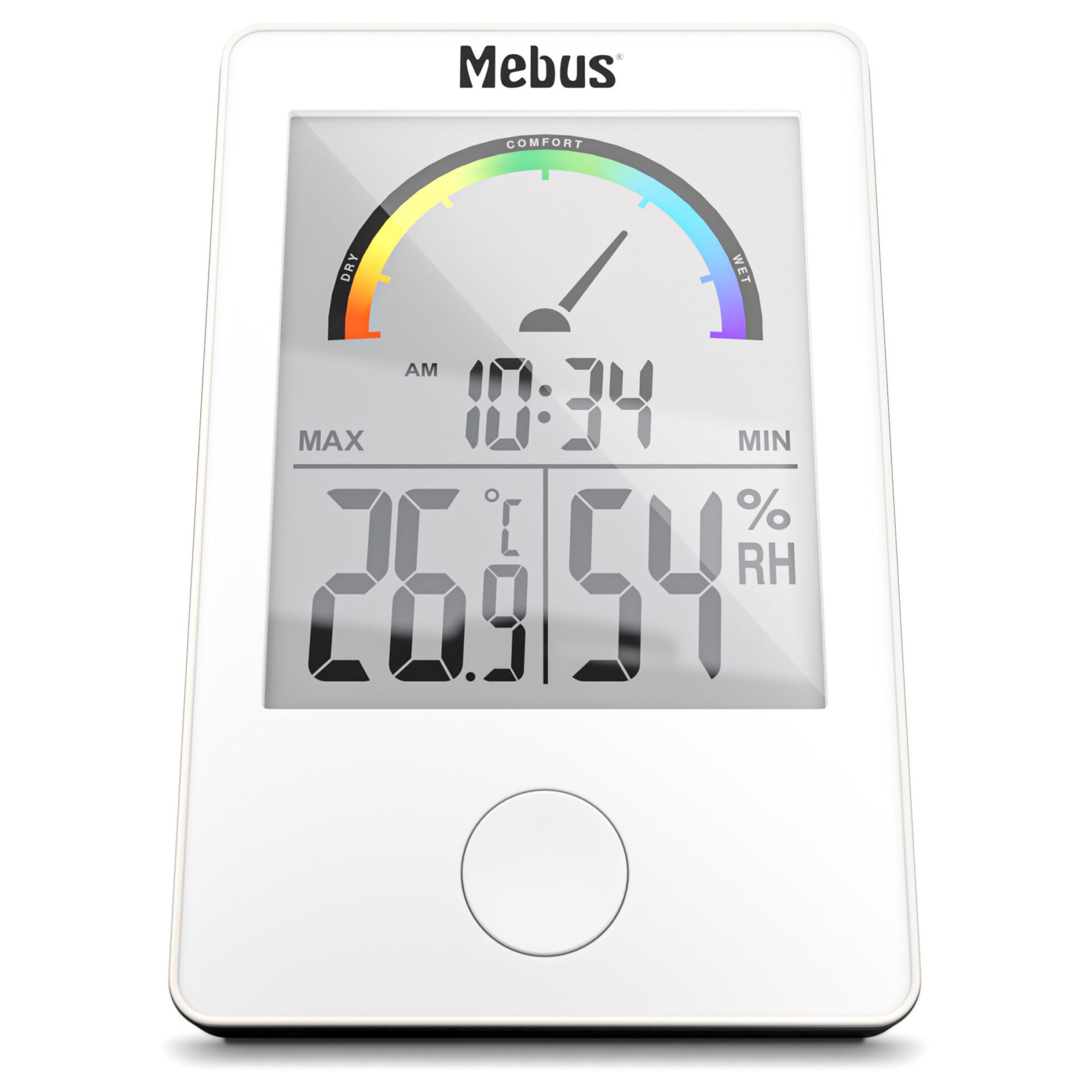 Mebus 11130 Thermo-Hygrometer           weiß