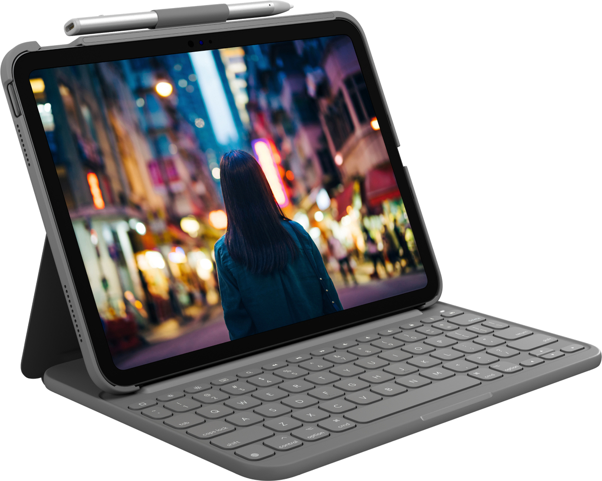 Logitech Slim Folio für iPad 10.9/ 11 -10.Gen./ A16-, Grey 100000039241H