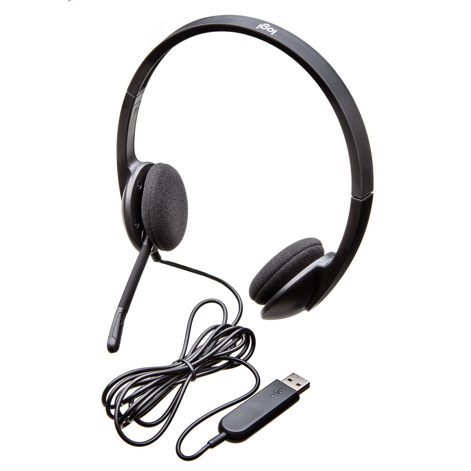 Logitech H340 USB Computer Headset Kopfhörer Verkabelt Kopfband Büro/Callcenter USB Typ-A Schwarz