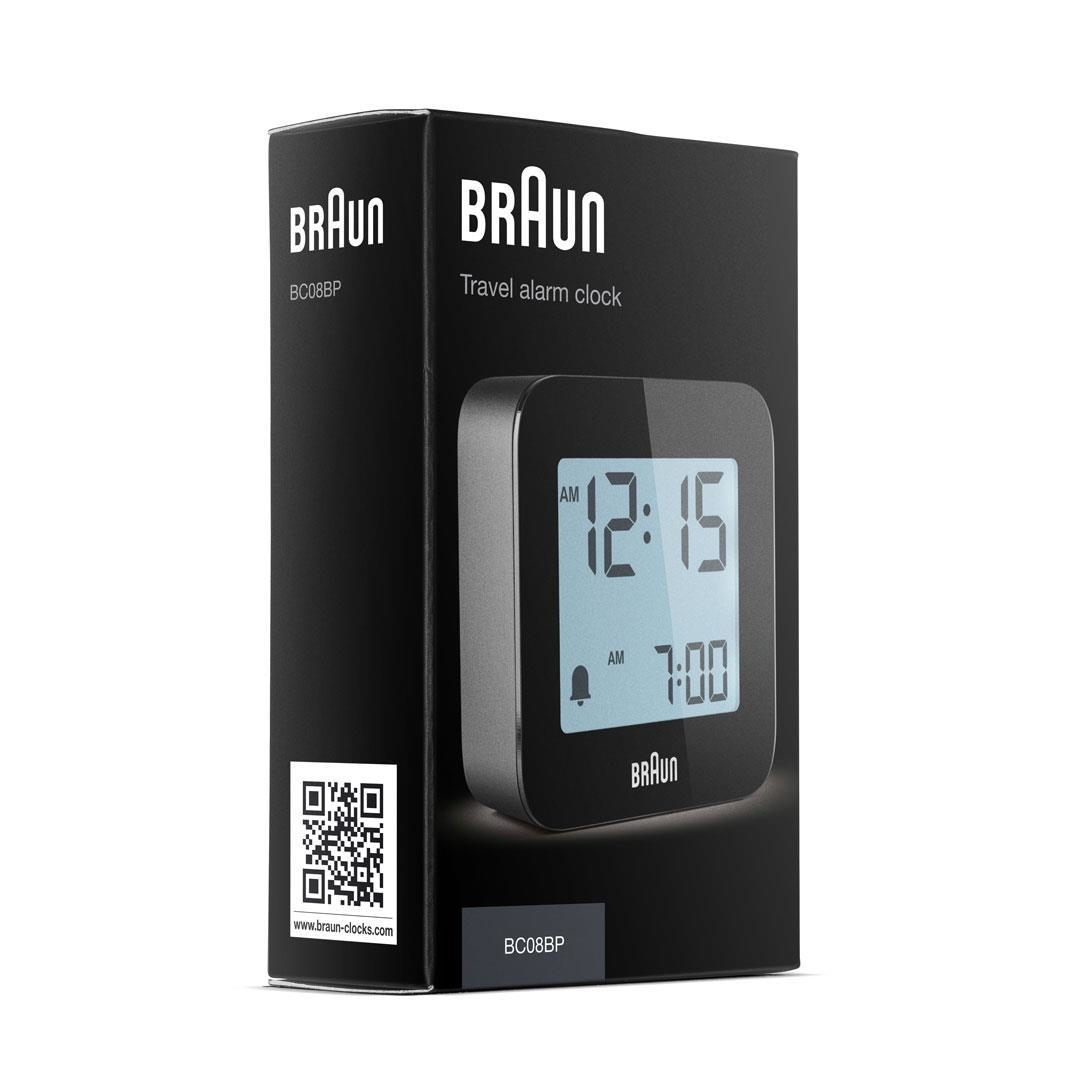 Braun BC08 Digitaler Wecker Schwarz – Ansicht 7