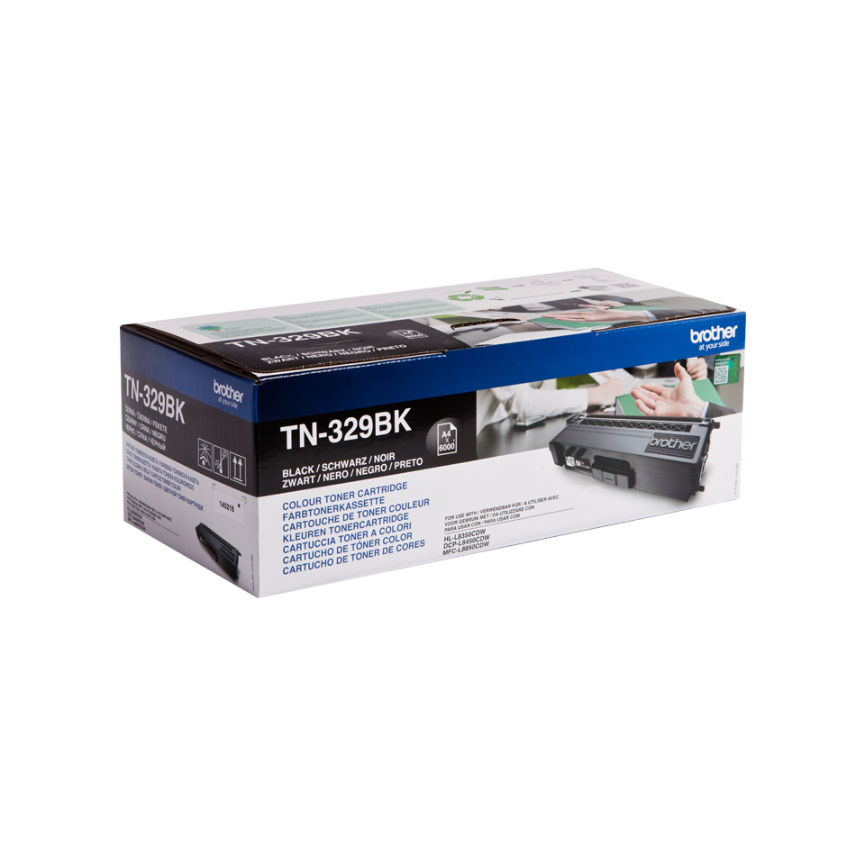 Brother TN-329BK Lasertoner 6000Seiten Schwarz Lasertoner / Patrone