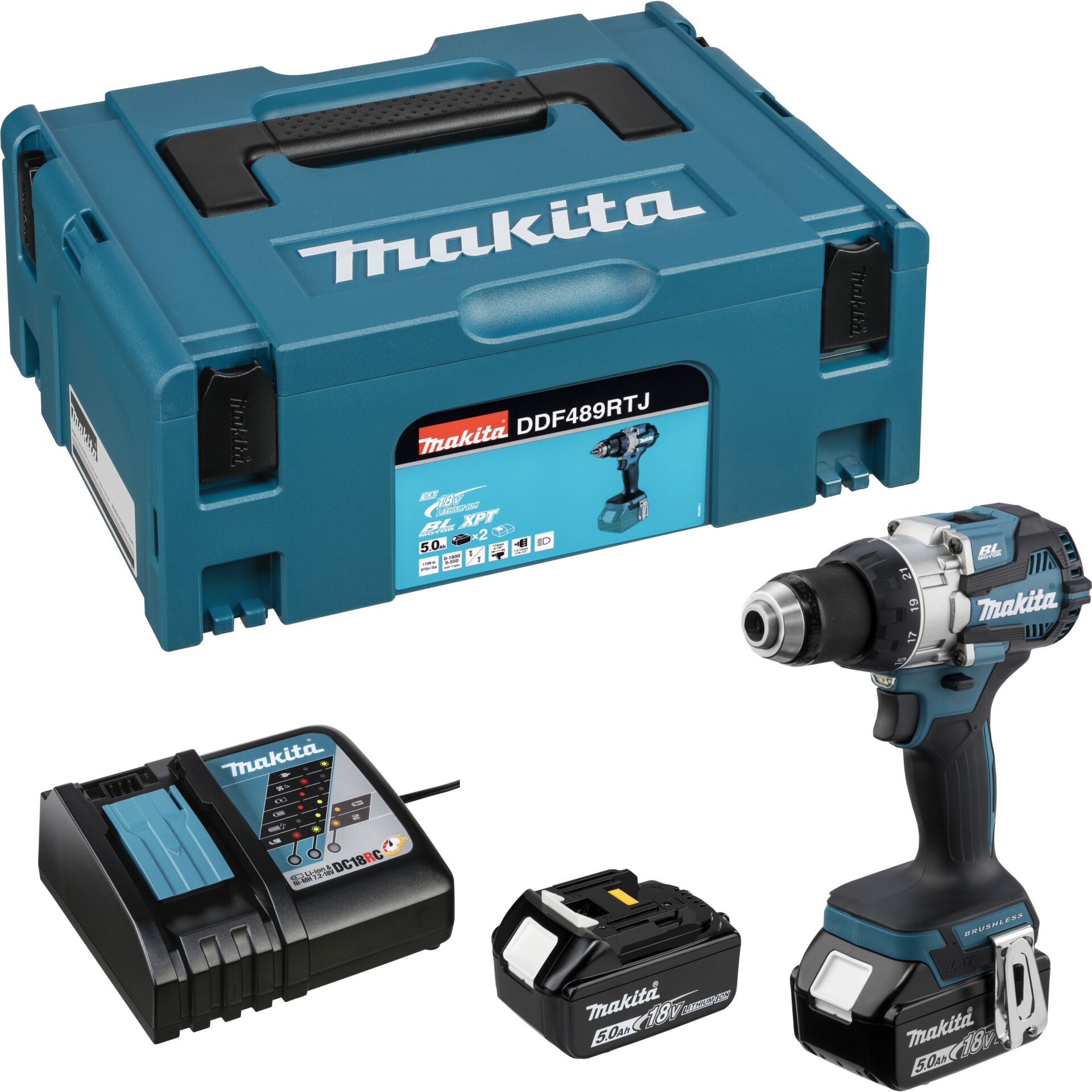 Makita DDF489RTJ Akku-Bohrschrauber 829383_00