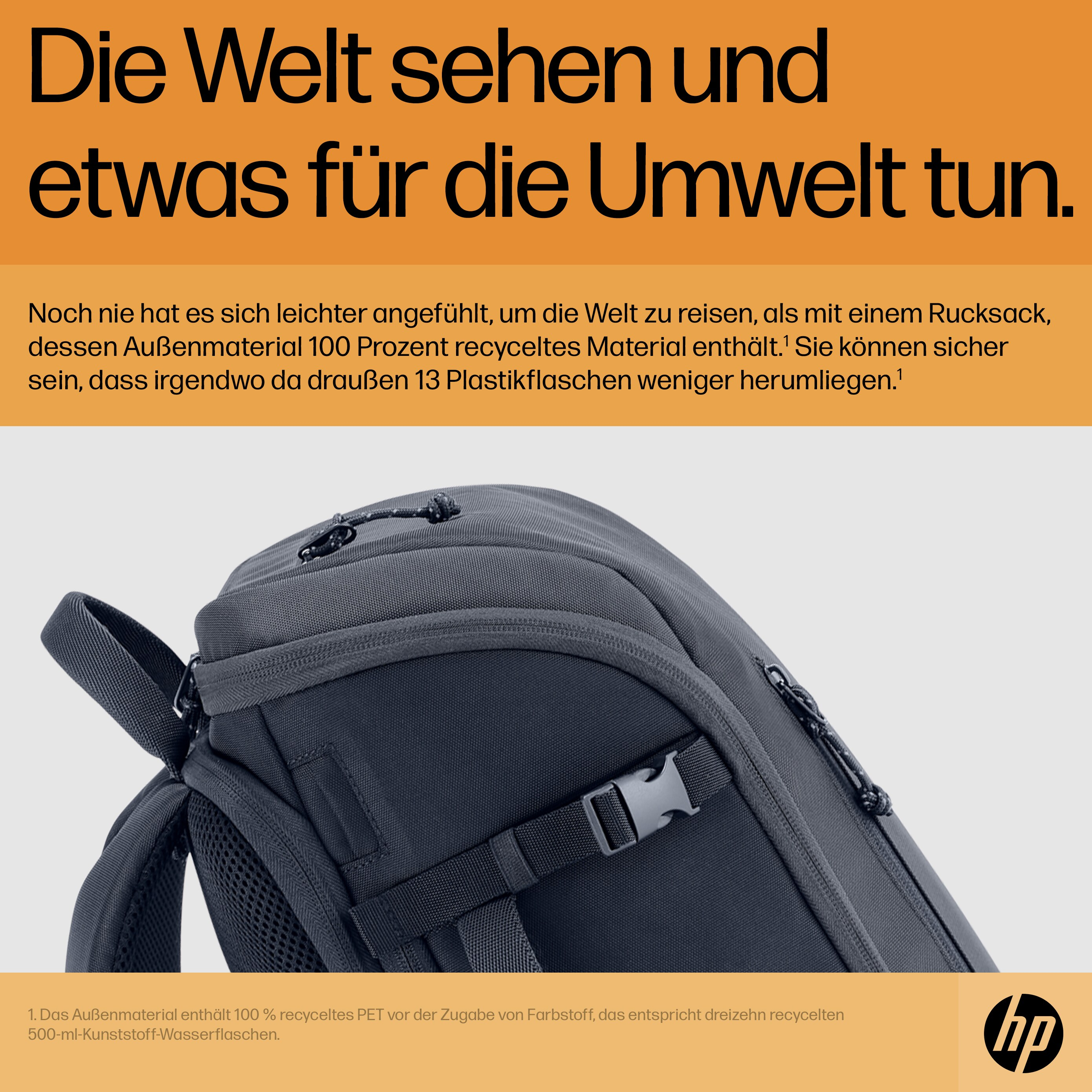 HP Travel 25 Liter 15,6 Zoll Laptop-Rucksack -Iron Grey- 101891209_0612309298