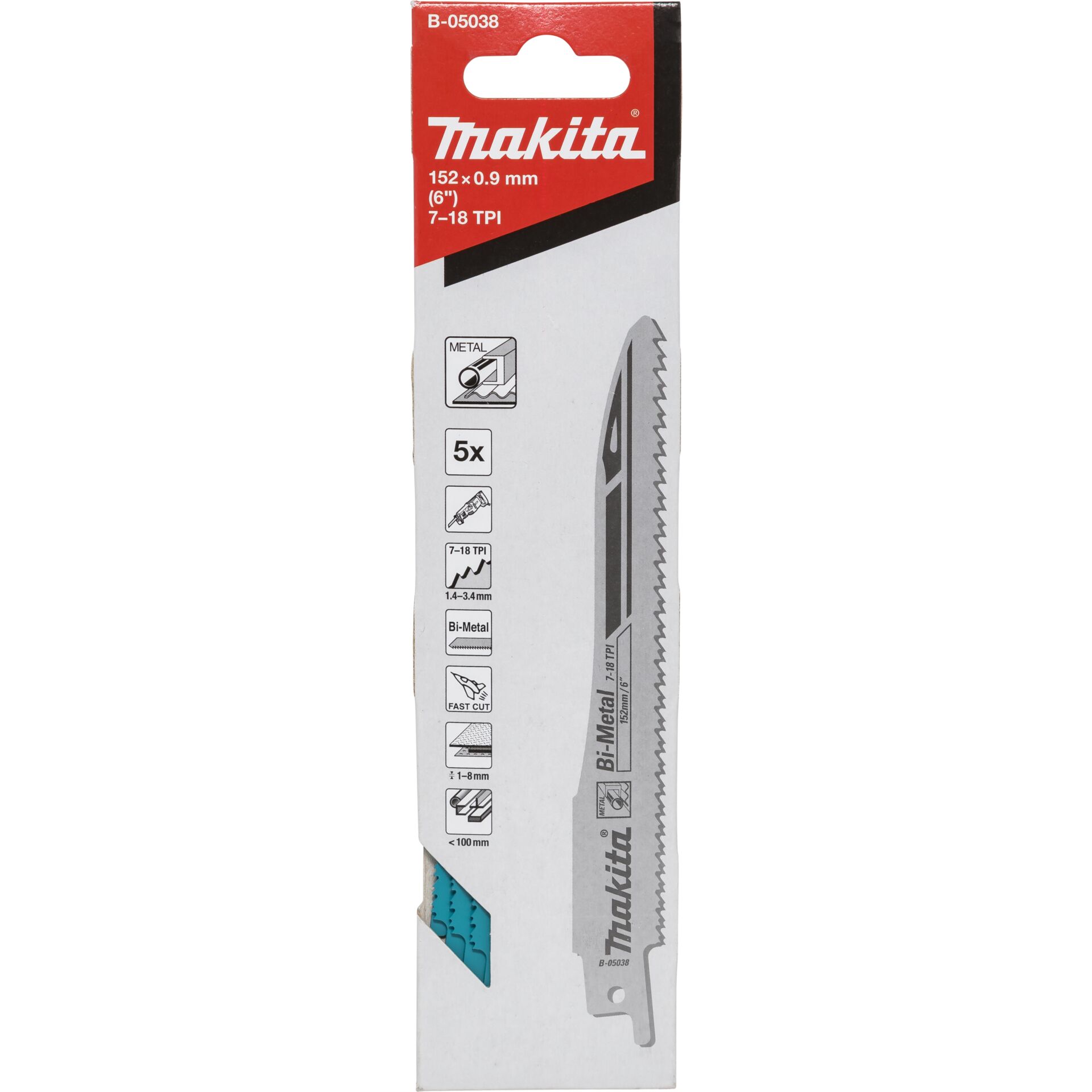 Makita B-05038 Reciproblatt BIM 152/7-18Z 5St 807221_00