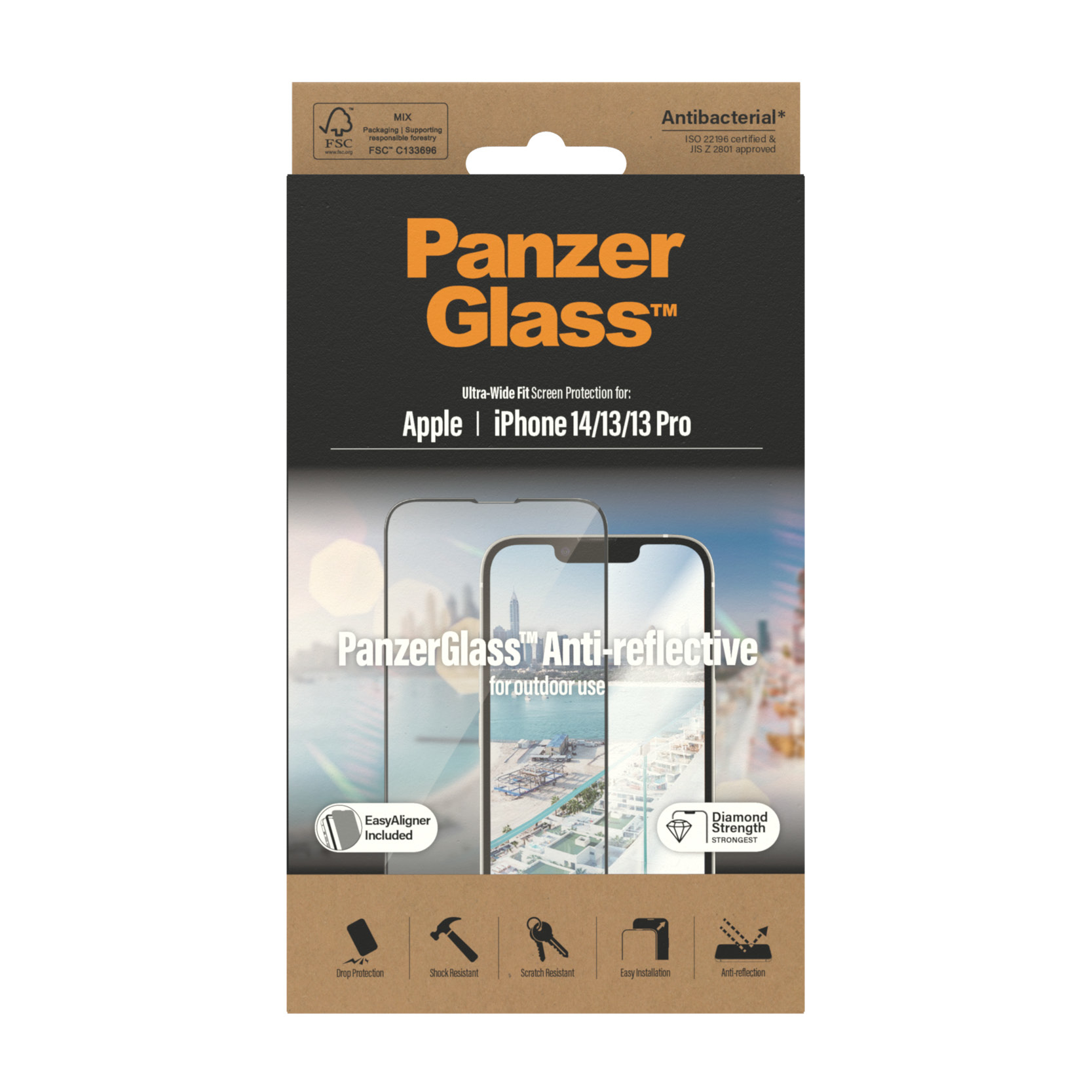 PanzerGlass AR Screen Protector iPhone 14, 13, 13 Pro | UWF 100351489_1005561069