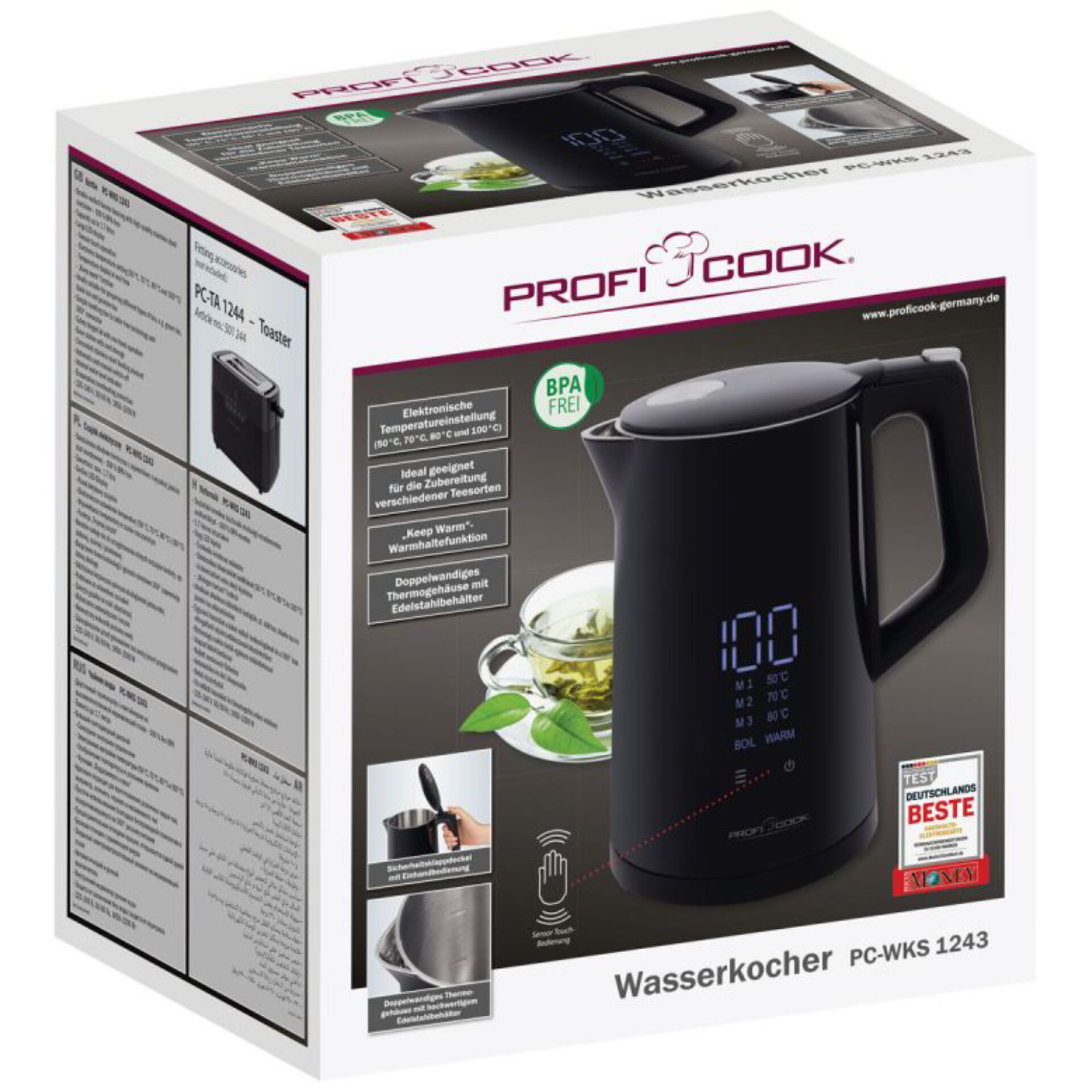 Proficook PC-WKS 1243 schwarz .