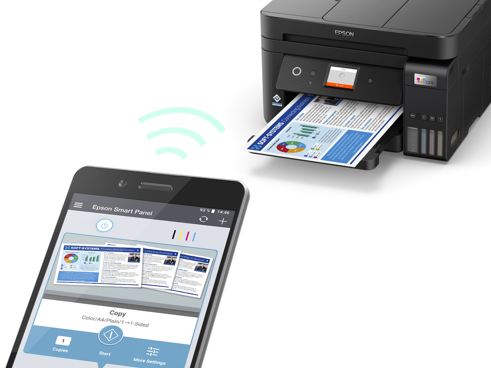 Epson EcoTank ET-4850 4in1 Tintenstrahl MFP Tintentanksystem 93168228_2475824933