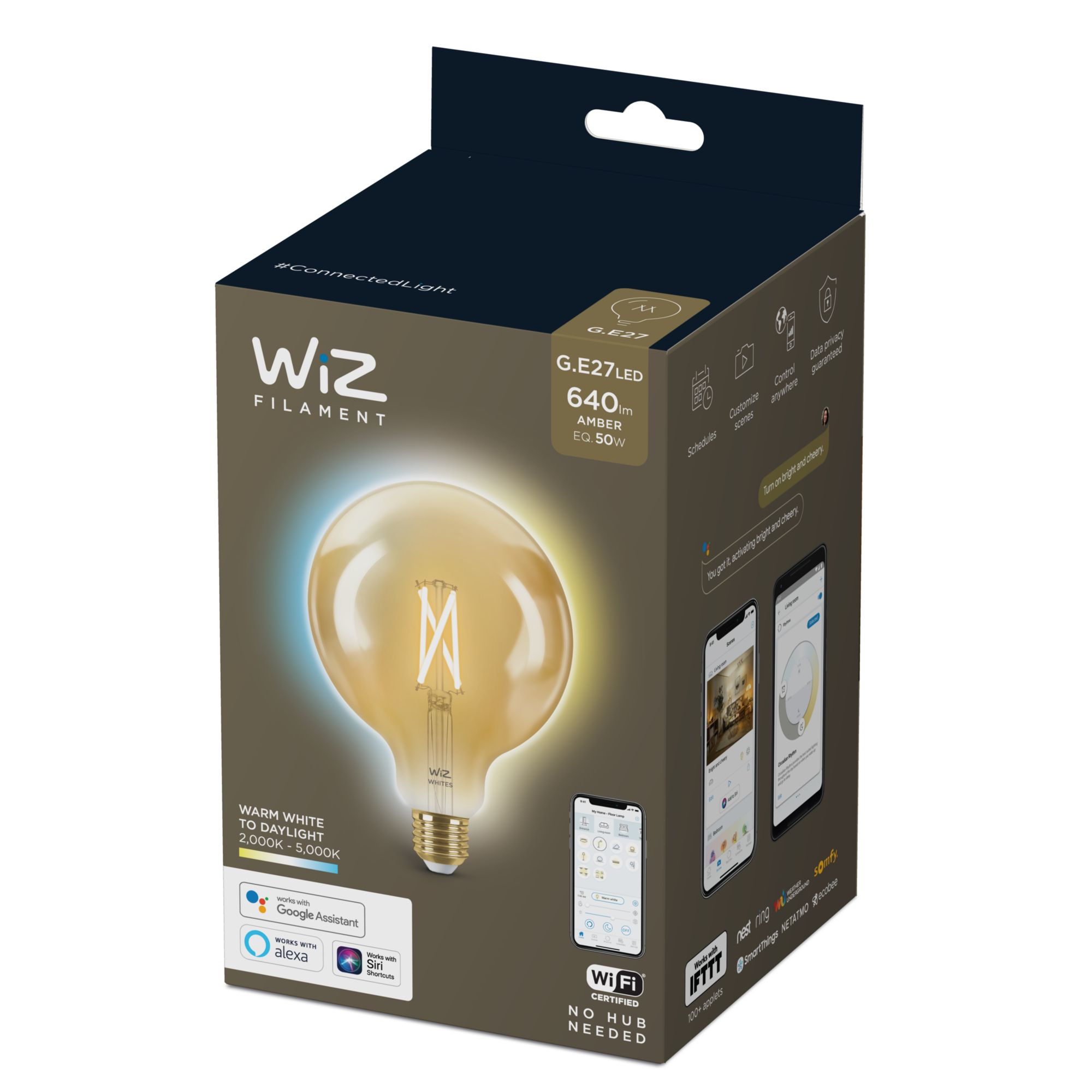 WiZ Wi-Fi BLE 50W G125 Amb 87224523_0070319338