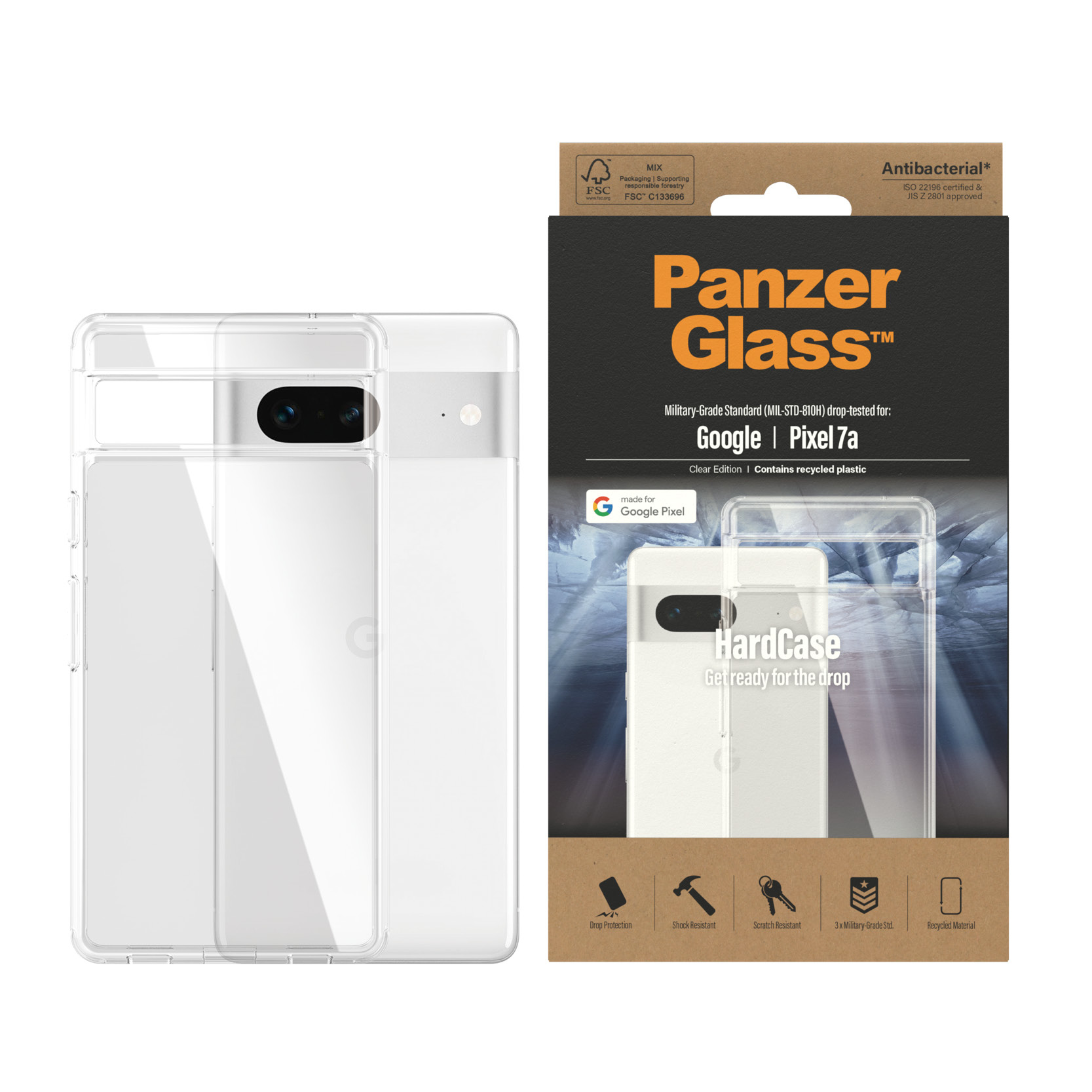 PanzerGlass HardCase for Google Pixel 7a 048b67d10ea067450c76f5cbc9bf0119