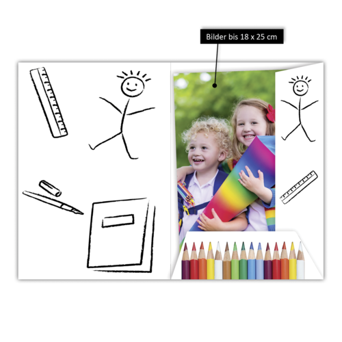 1x10 Daiber Flügelmappen Sifte für max.Bildformat 18x25cm 13412
