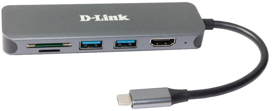 D-Link DUB-2327 6-in-1 USB-C Hub mit HDMI c05e8af7ef4fd47bf7f14566eb01abfa