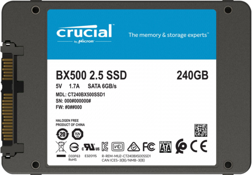 Crucial BX500 SSD 2,5  240GB