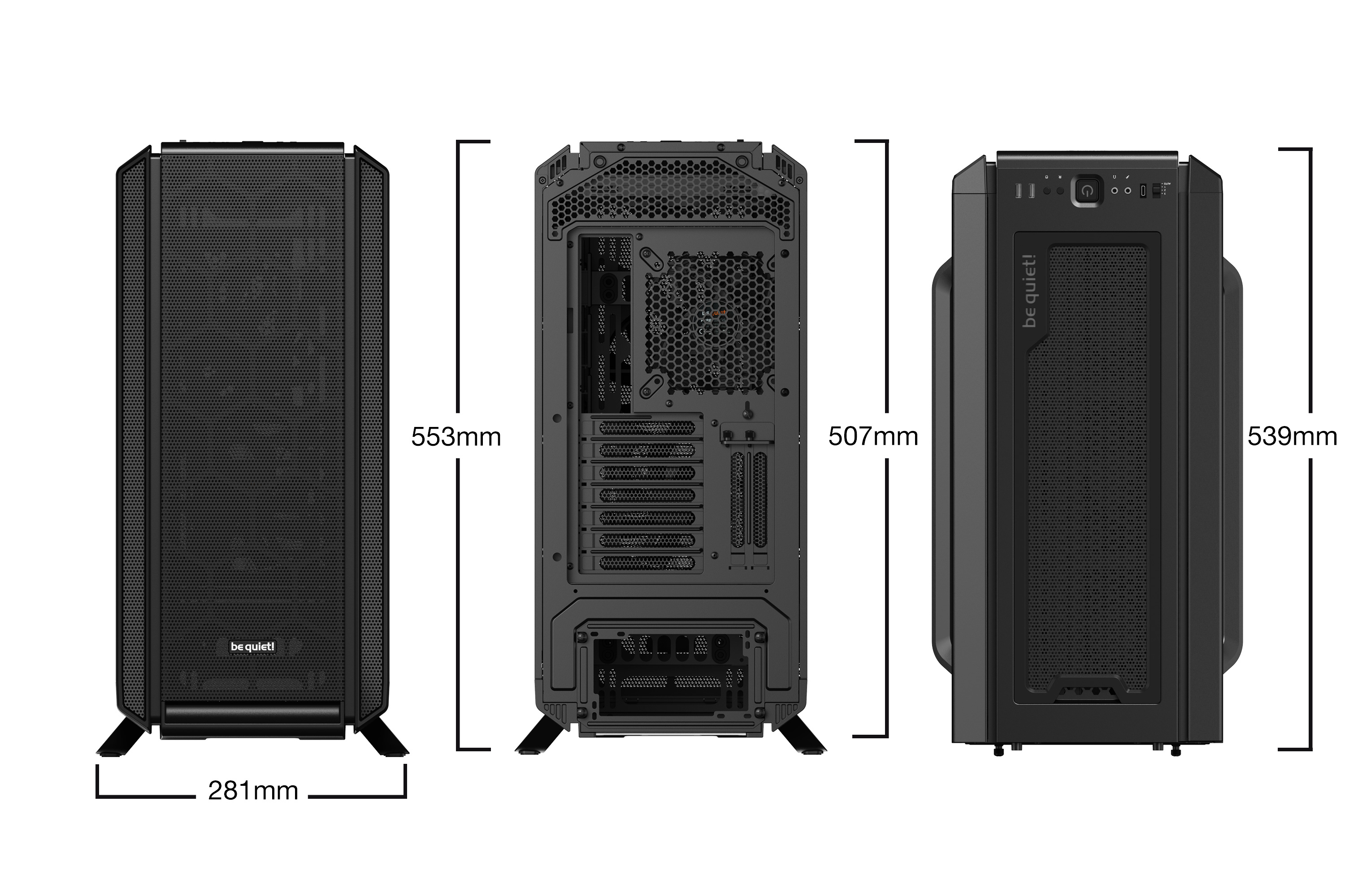 be quiet! Silent Base 802 Black Midi Tower Schwarz